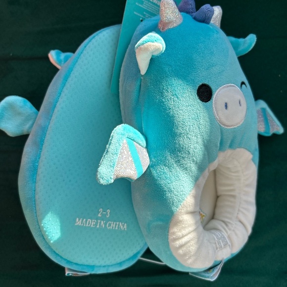 Squishmallows Blue Dragon Plush Pillow - Picture 4 of 10